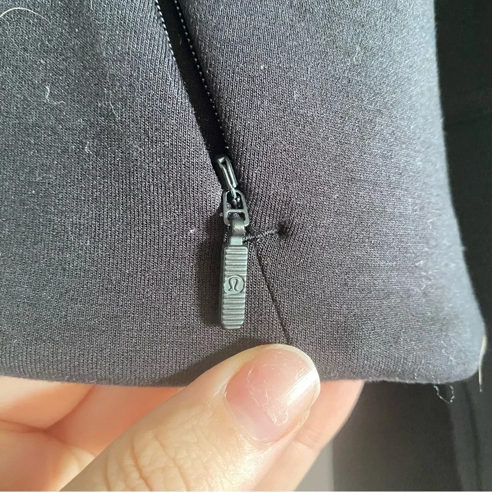 lululemon athletica black‎ Hooded oversized cropped Jacket size M/L